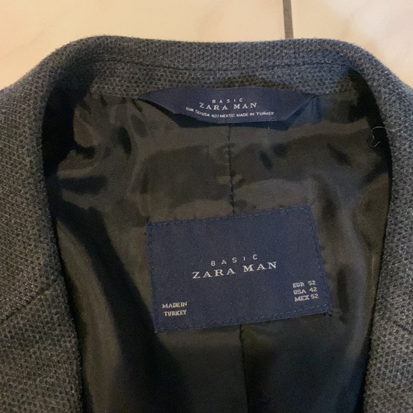 Zara Man Basic Suit Jacket - Picture 2 of 7